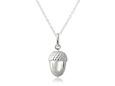 Silver Acorn Pendant