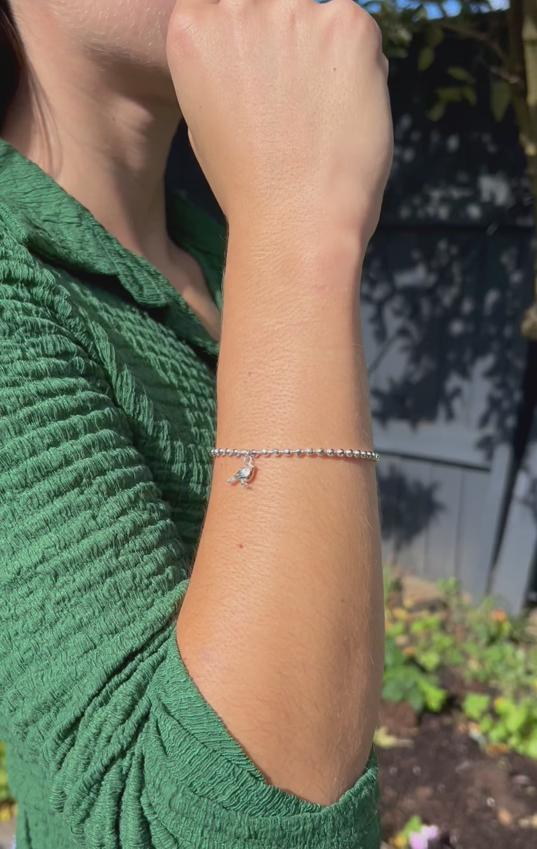 Beaded Robin Bracelet