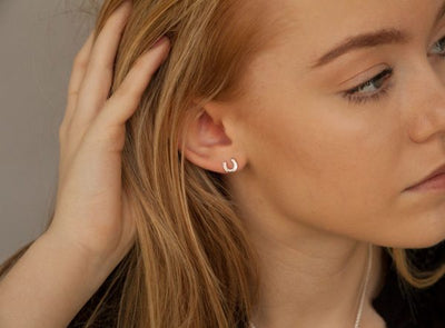 Horseshoe Stud Earrings