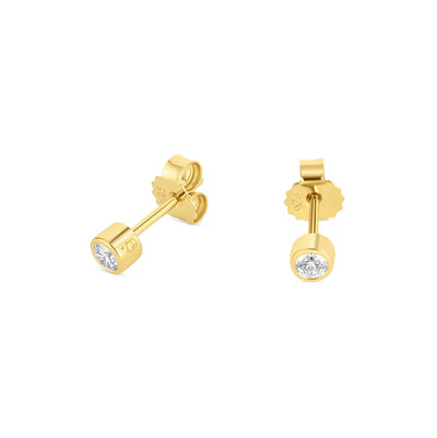 Mini Gold Sparkle Studs