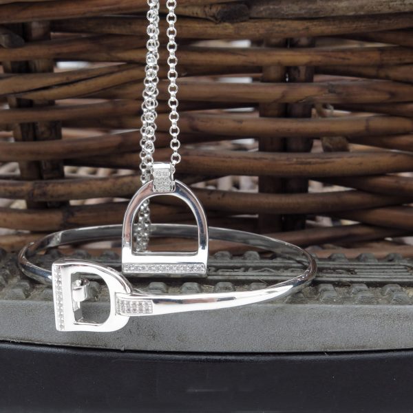 Long Stirrup Pendant