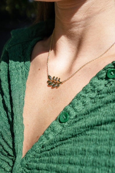Laurel Leaf Necklace