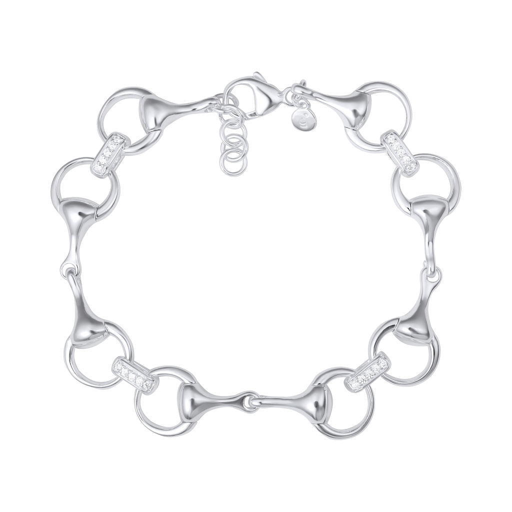 Sparkly Snaffle Bit Bracelet