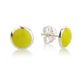 Loopy Frooty Lemon Yellow Studs