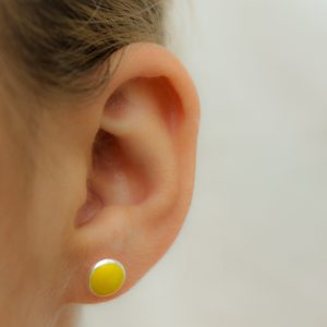 Loopy Frooty Lemon Yellow Studs